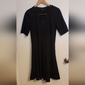 Theory Black Long Sleeve Dress